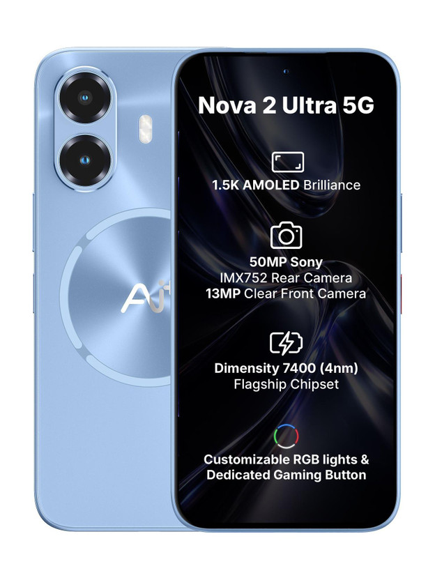 Ai+ Nova 2 Ultra 5G (Blue, 128 GB)(6 GB RAM)