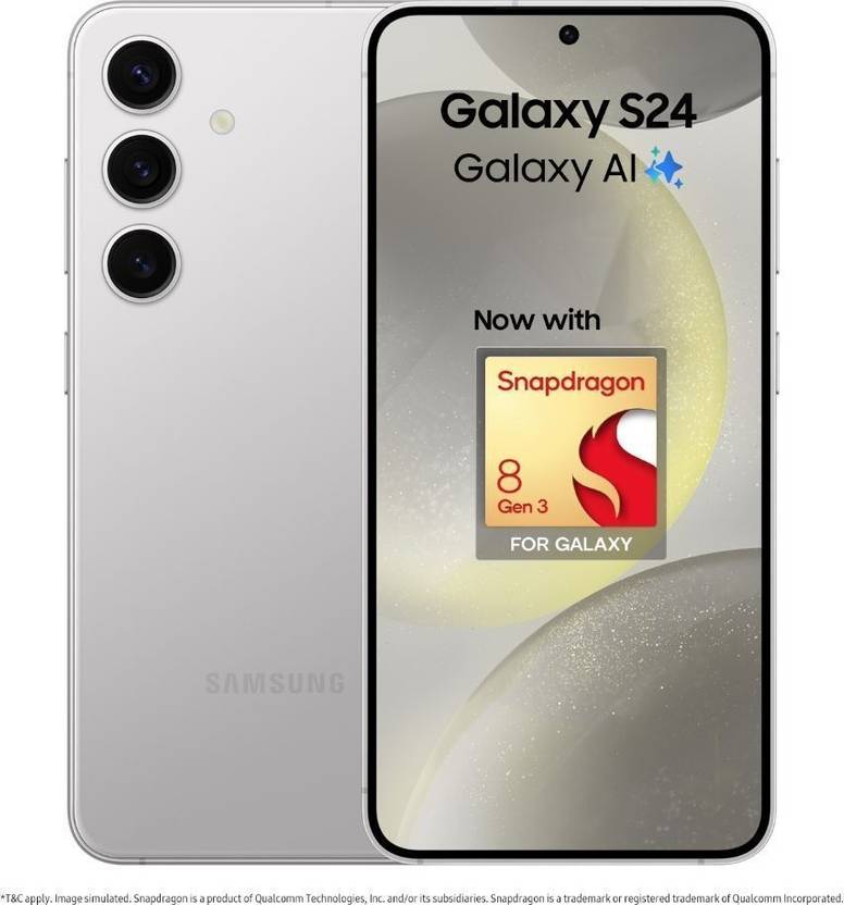 Samsung Galaxy S24 5G Snapdragon (Marble Gray, 256 GB) (8 GB RAM)