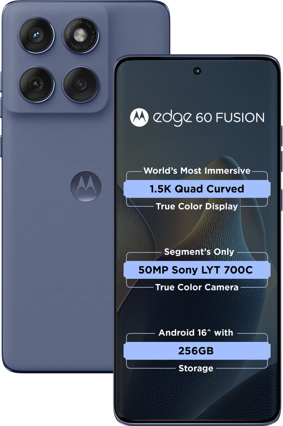 MOTOROLA Edge 60 Fusion 5G (PANTONE Slipstream, 256 GB)(12 GB RAM)