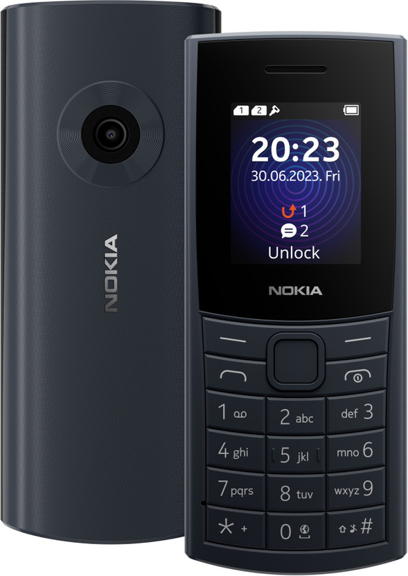 Nokia 110 4G Dual Sim, Camera, FM Radio, MP3 Player, Long-Lasting Battery(Midnight Blue)