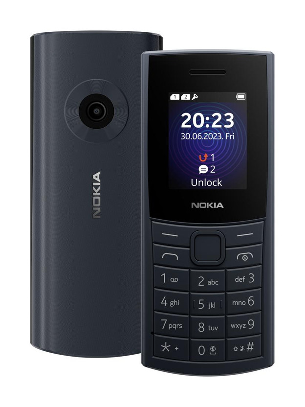 Nokia 110 4G Dual Sim, Camera, FM Radio, MP3 Player, Long-Lasting Battery(Midnight Blue)