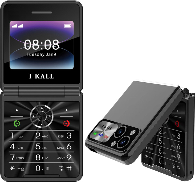 I Kall K42New Folding phone(Black)