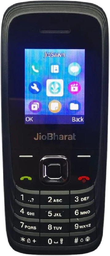 Jio Bharat V-4 -4g Phone(Black)