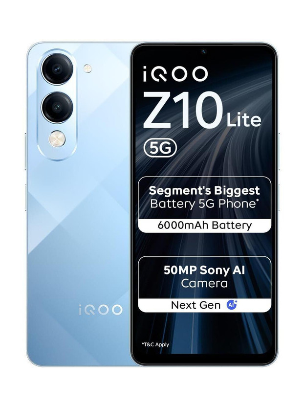 IQOO Z10 Lite 5G (Titanium Blue, 64 GB)(4 GB RAM)