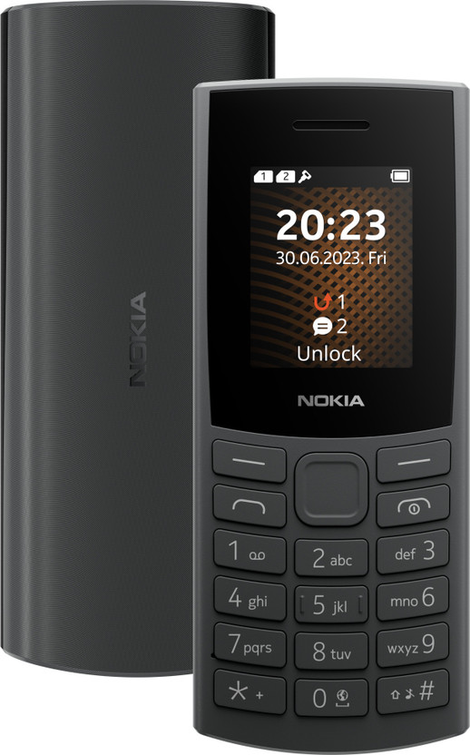 Nokia 106 4G Dual Sim Keypad Phone, Built-in UPI Payments App, MP3 Player(Charcoal)