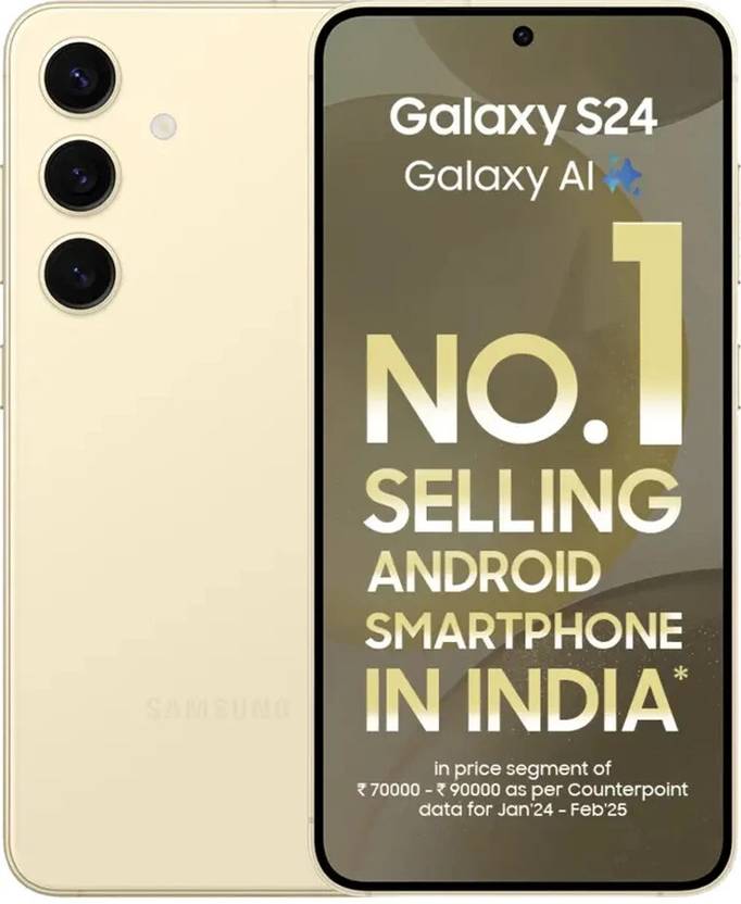 Samsung Galaxy S24 Exynos 5g (amber Yellow, 256 Gb, 4000 Mah)