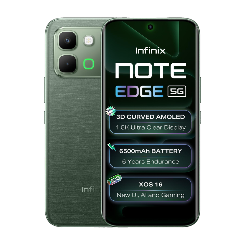 Infinix Note edge (Silk Green, 256 GB)(8 GB RAM)