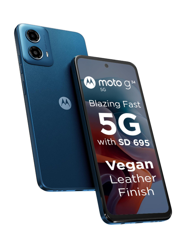 Motorola Motorola G34 5G (Ocean Green, 128 GB)(4 GB RAM) - Flipkart Deal