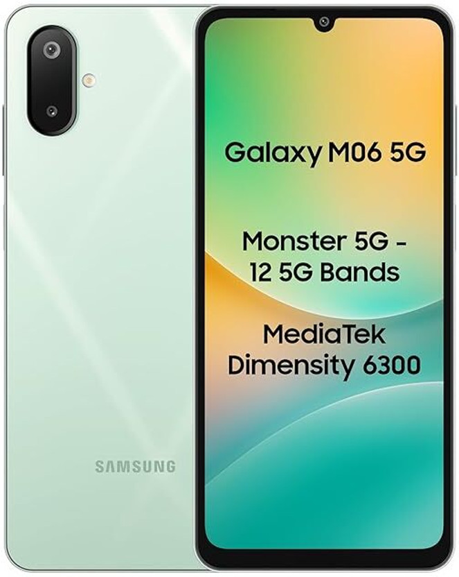 Samsung M06 5G (Sage Green, 128 GB)(6 GB RAM)