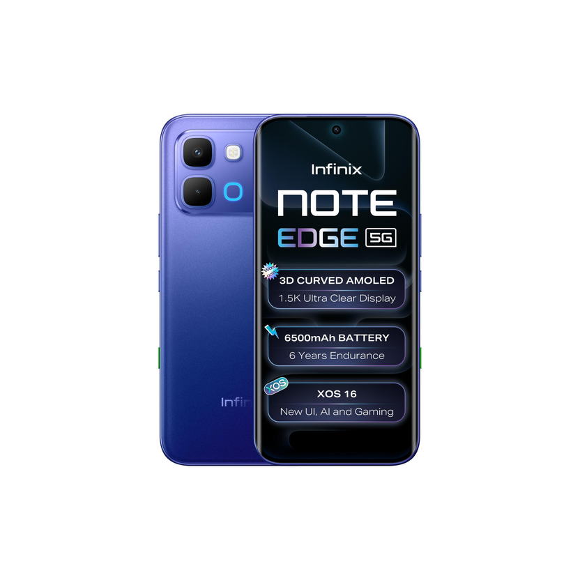 Infinix Note edge (Stellar Blue, 256 GB)(8 GB RAM)