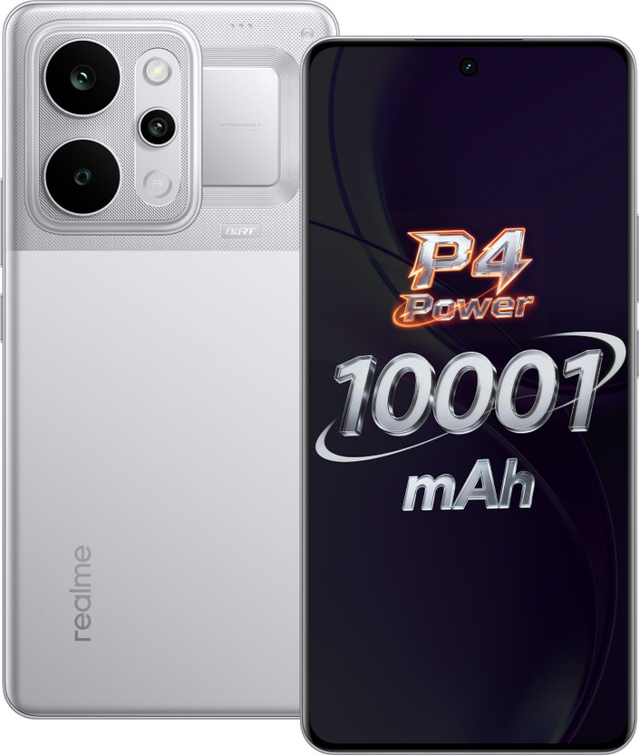 realme P4 Power 5G Charger in the Box (TransSilver, 128 GB)(8 GB RAM)