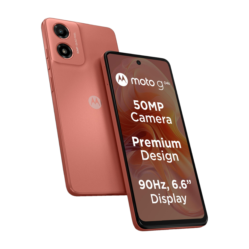 Motorola g04s (Sunrise Orange, 64 GB)(4 GB RAM)