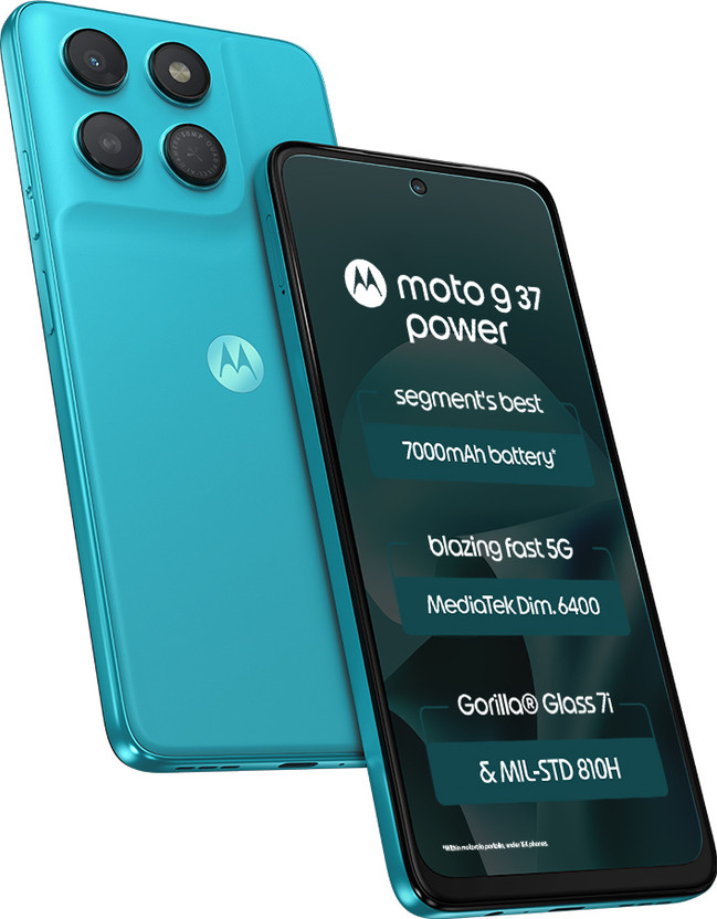 MOTOROLA g37 power (PANTONE Capri, 128 GB)(4 GB RAM)