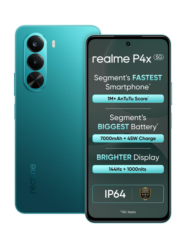 realme P4x 5G (Lake Green, 128 GB)(8 GB RAM)