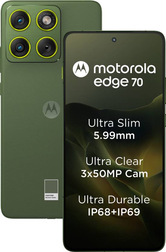 MOTOROLA Edge 70 (PANTONE Bronze Green, 256 GB)