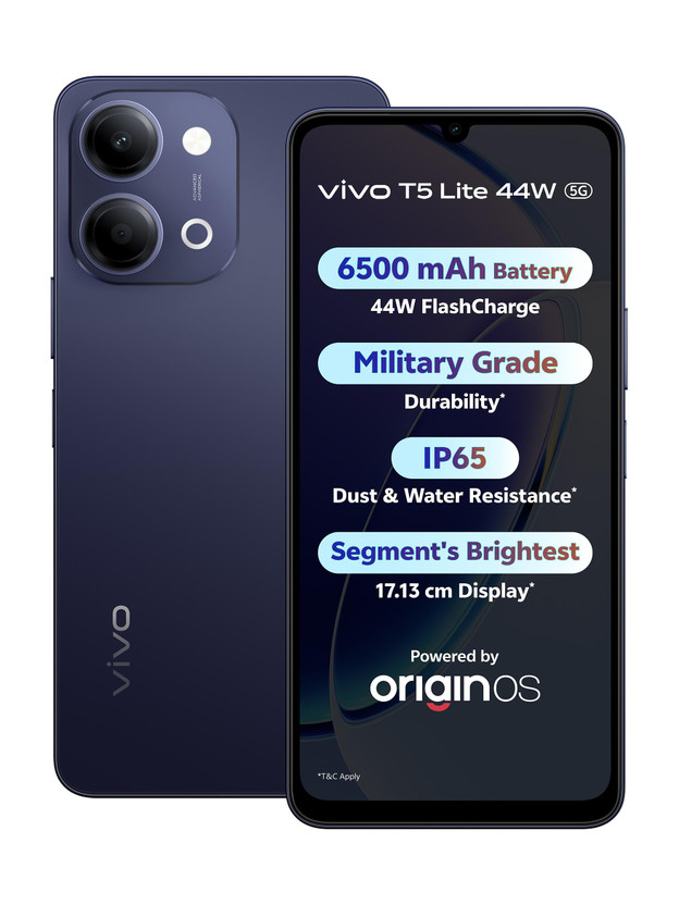 vivo T5 Lite 44W 5G (Twilight Shadow, 128 GB)(4 GB RAM)
