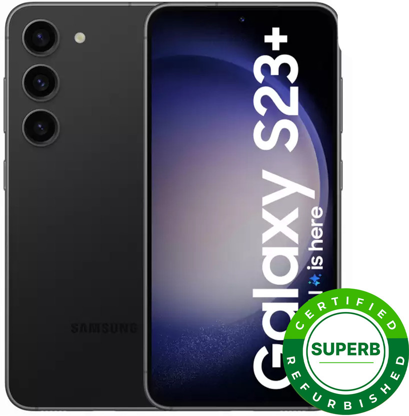 Samsung Galaxy S23 Plus 5G (Refurbished) (Phantom Black, 512 GB)(8 GB RAM)