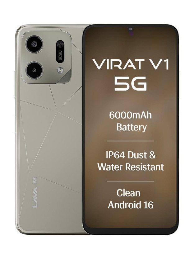 LAVA LAVA Virat V1 5G (Sonar Gold, 64 GB)(4 GB RAM) - Flipkart Deal