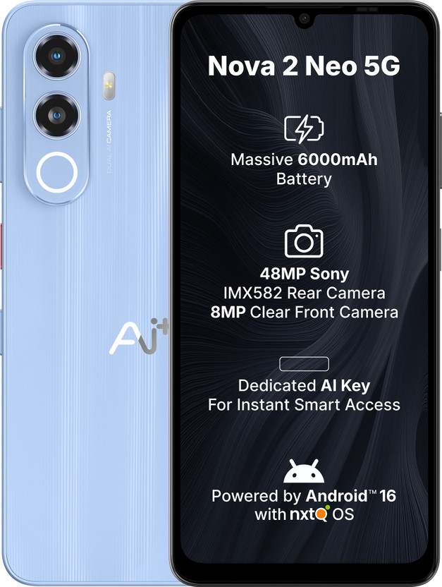 Ai+ Nova 2 Neo 5G (Blue, 64 GB)(4 GB RAM)