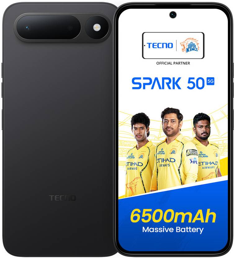 Tecno Spark 50 5G (Ink Black, 128 GB) 4 GB RAM