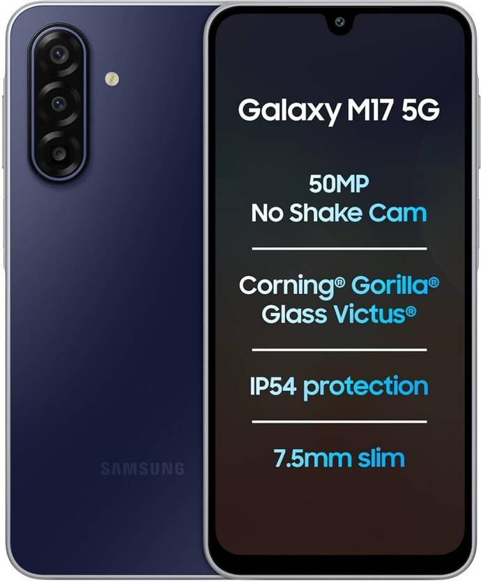 Samsung Galaxy M17 5g (sapphire Black, 128 Gb, 5000 Mah)