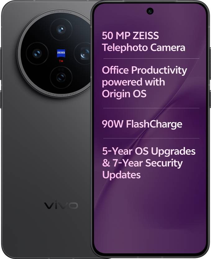 vivo X200T (Stellar Black, 256 GB) 12 GB RAM