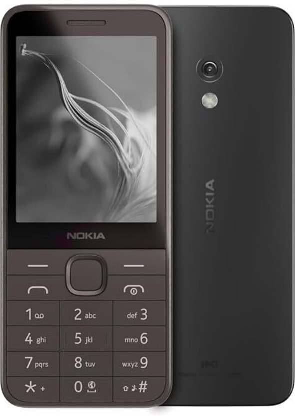 Nokia 235 4G Dual SIM Keypad Phone, Scan & Pay UPI, USB Type C(Black)