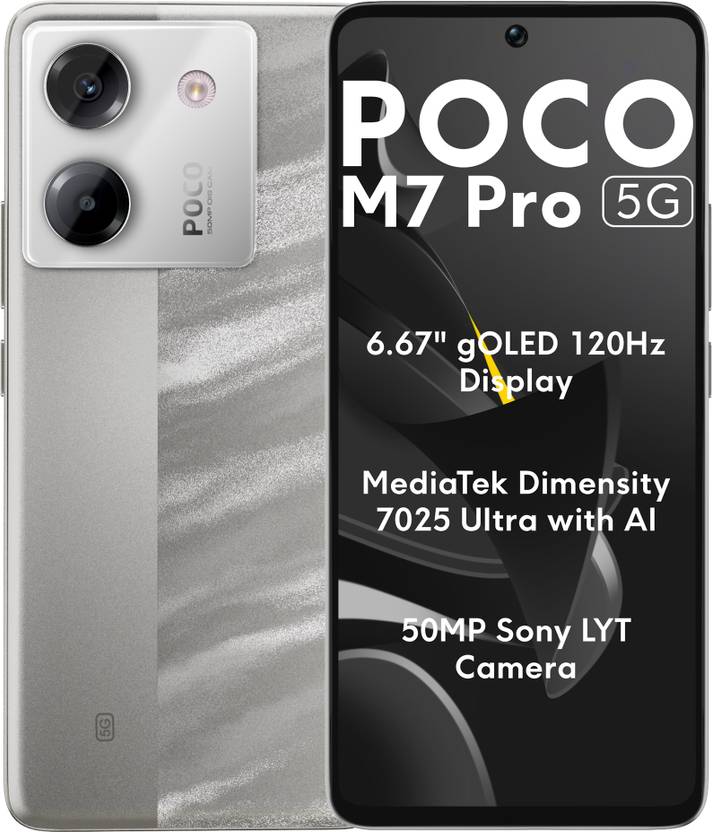 POCO M7 Pro 5G (Lunar Dust, 128 GB) 6 GB RAM