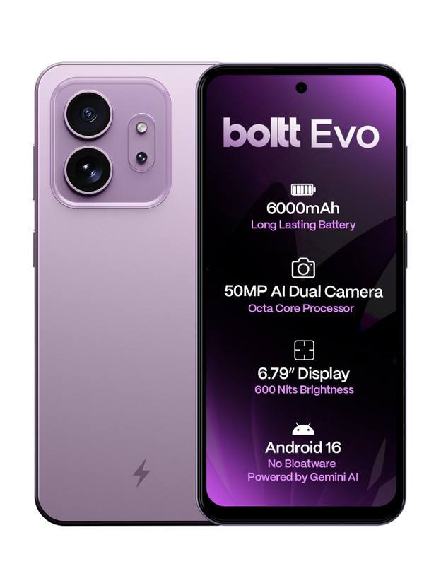 BOLTT EVO (Lavender Bloom, 64 GB)(4 GB RAM)