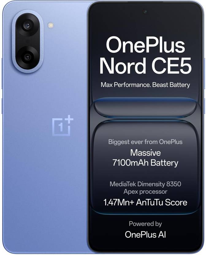 OnePlus Nord CE5 5G (Nexus Blue, 128 GB) (8 GB RAM)