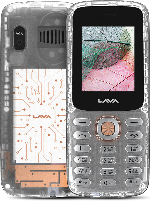 LAVA A1 Clear Keypad Phone|Long Lasting AI Battery|1.77inch Display|Bluetooth Support(Clear)