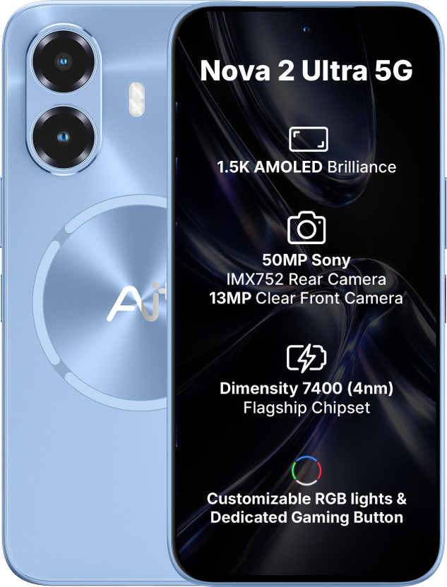Ai+ Nova 2 Ultra 5G (Blue, 128 GB)(6 GB RAM)