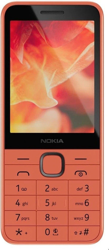 Nokia 220 4G Dual SIM Keypad Phone, Built-in UPI App, USB Type C(Peach)