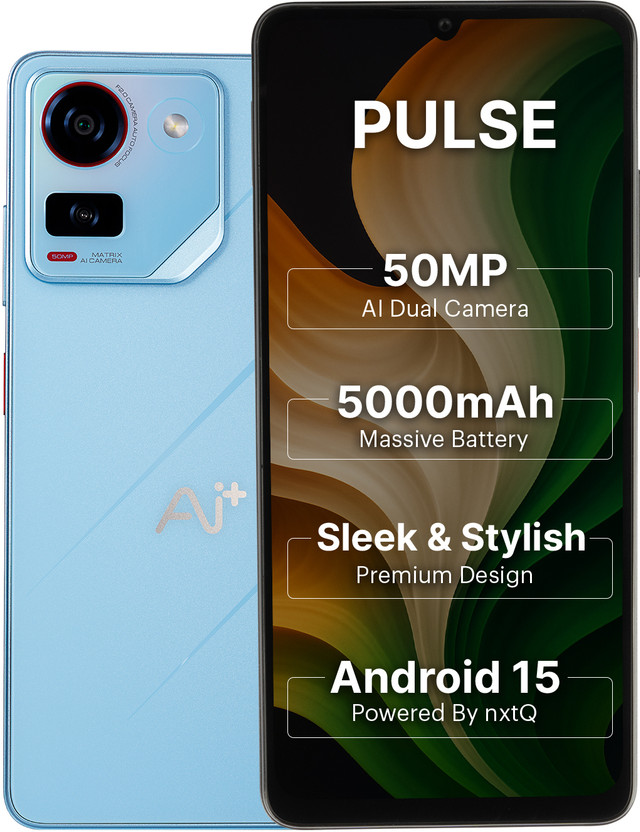 Ai+ Pulse 1 (Blue, 64 GB)(4 GB RAM)