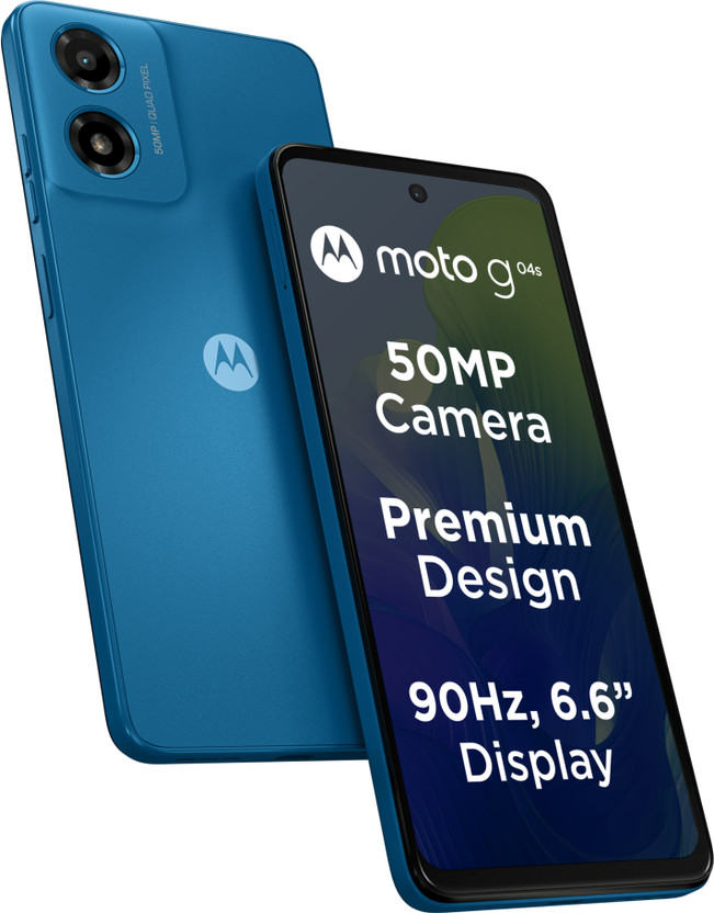 Motorola g04s (Satin Blue, 64 GB)(4 GB RAM)