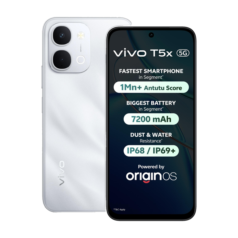 vivo T5x 5G (Star Silver, 128 GB)(8 GB RAM)