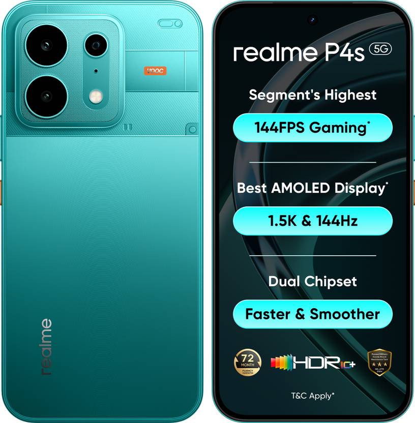 realme P4s 5G (Electric Cyan, 256 GB) 8 GB RAM