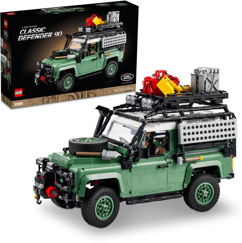 LEGO Icons Land Rover Classic Defender 90 (2336 Blocks) Model Building Kit