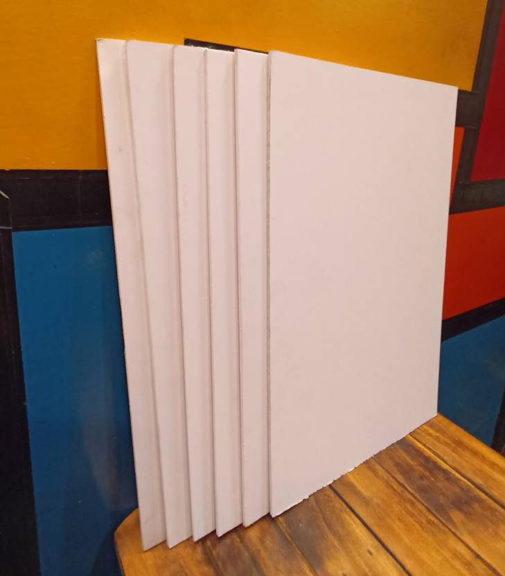 CRAFTWAFT Sunboard Foam Board Sheet for Craft DIY Project Models (Pack of 12)(5MM 4X6INCH