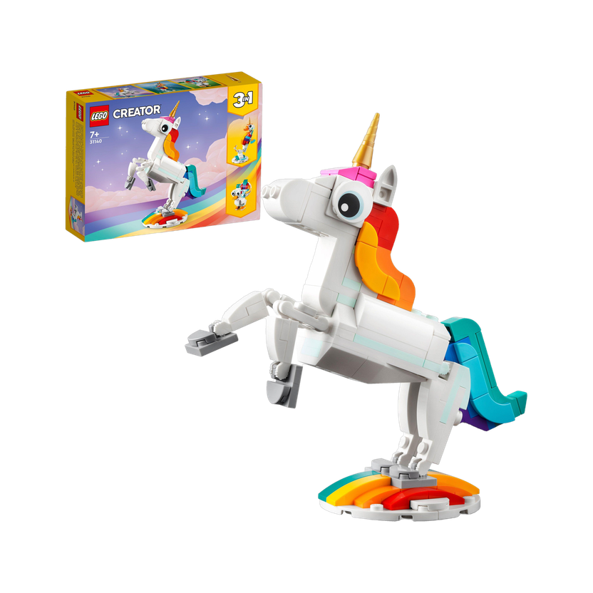 LEGO LEGO Creator 3-in-1 Magical Unicorn (145 Blocks) Model Building Kit - Flipkart Deal