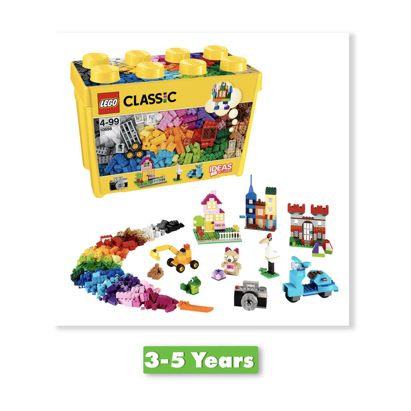 LEGO Classic Large Creative Brick Box (790 Blocks) Model Building Kit