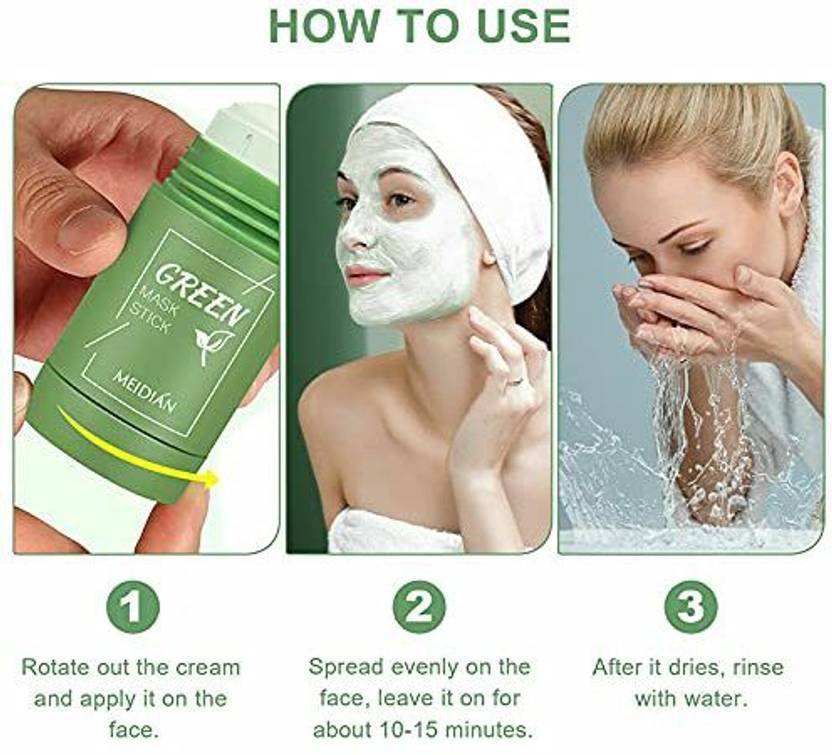 MEIDIAN ™ Green Tea Mask Clay Stick For Face Poreless Deep Cleanse Blackhead Remover Price