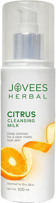 JOVEES Herbal Citrus Cleansing Milk,100ml Face Wash(100 ml)