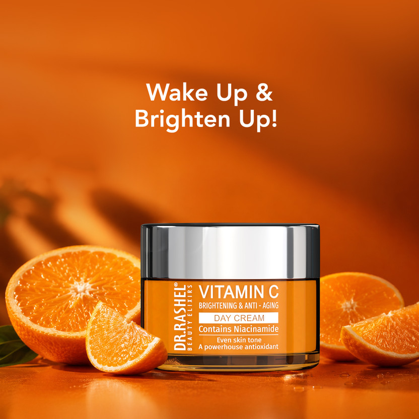 DR.RASHEL Vitamin C Day Cream for Brightening & Anti - Aging with Deep Moisturization(50 g)