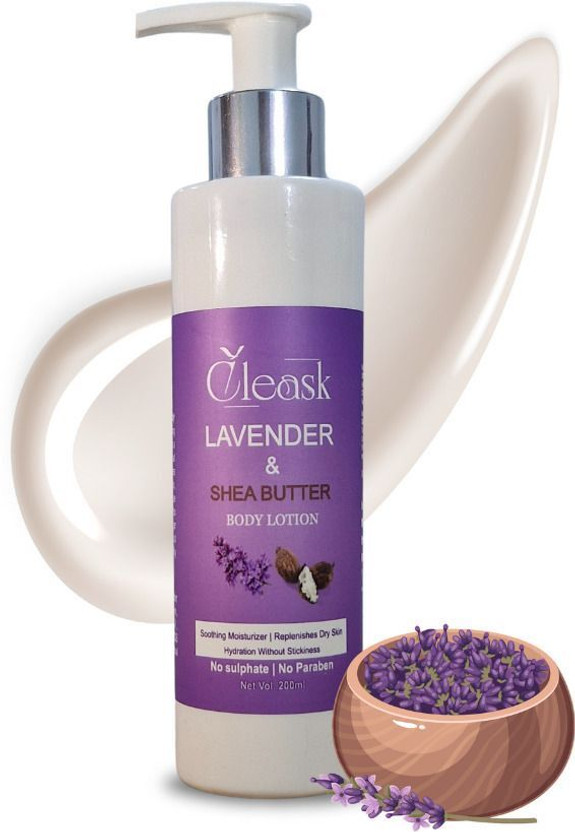 CLEASK Organic Body Lotion, With Niacinamide, Shea Butter, Non Sticky, Deeply Nourishes(200 ml)