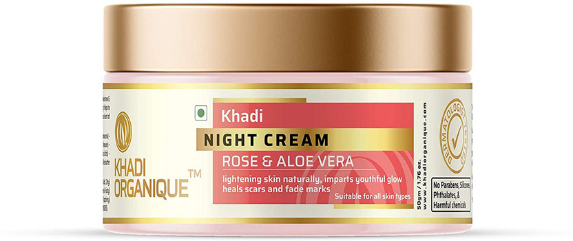 khadi khadi ORGANIQUE Herbal Night Cream(50 g) - Flipkart Deal