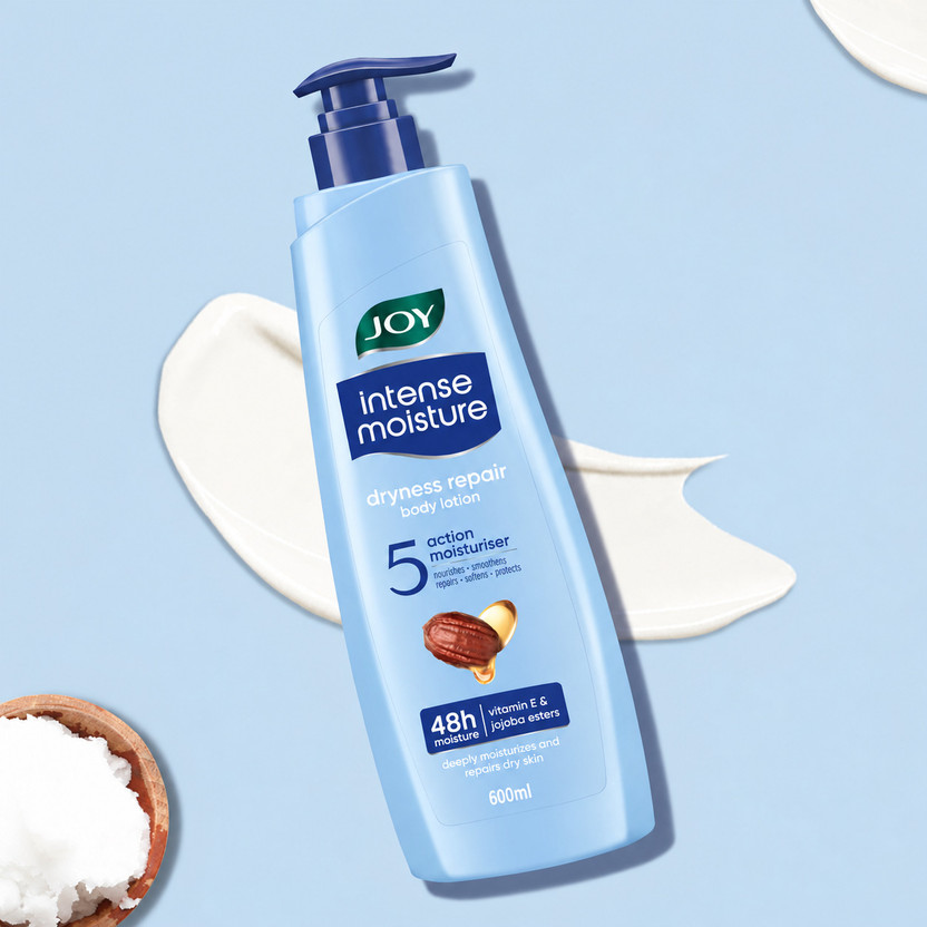 Joy Intense Moisture Body Lotion With Shea Butter, Jojoba & Vitamin E(600 ml)
