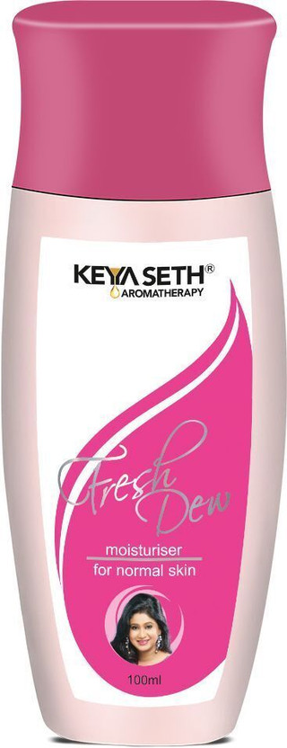 KEYA SETH AROMATHERAPY Fresh Dew Daily Face Moisturizer Quick Absorbing Non-Sticky, Flawless Skin Lotion for Normal Skin Enriched with Essential Oil.(100 ml)
