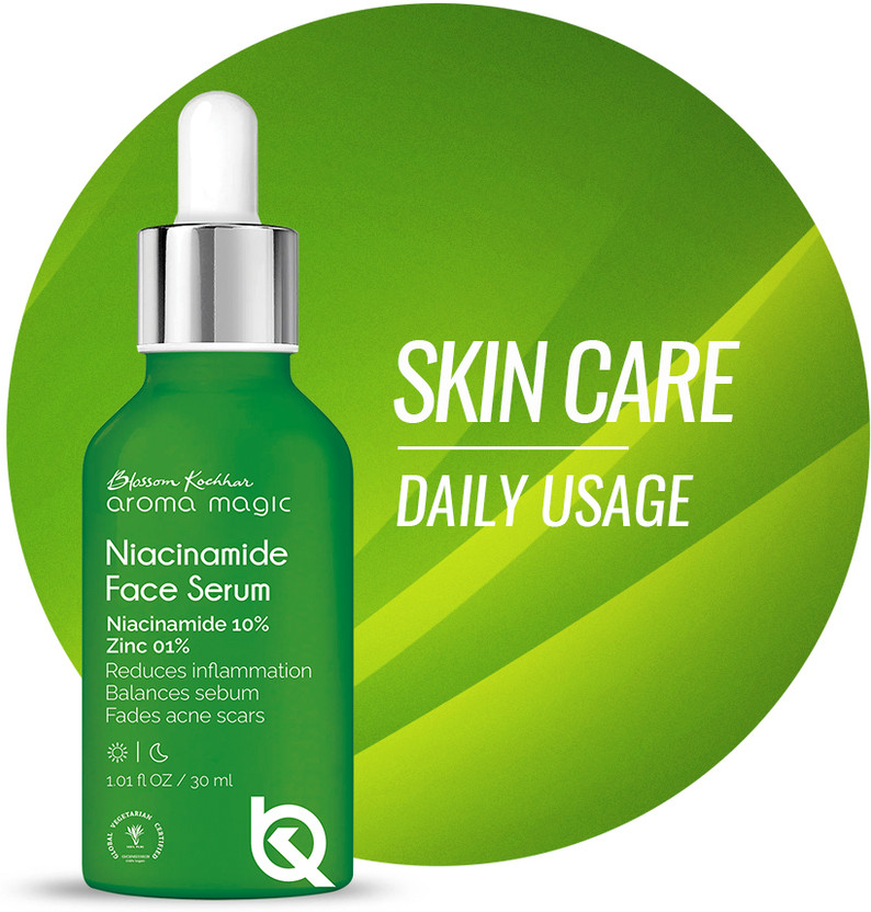 Aroma Aroma Magic Niacinamide Face Serum (Reduces Inflammation Balances Sebum Fades Acne Scars)(30 ml) - Flipkart Deal