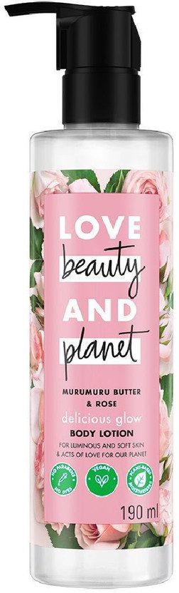 Love Beauty And Planet Murumuru Butter & Rose Body Lotion(190 ml)